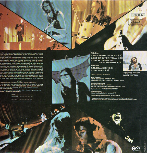 Genesis - Live | Charisma (630005)
