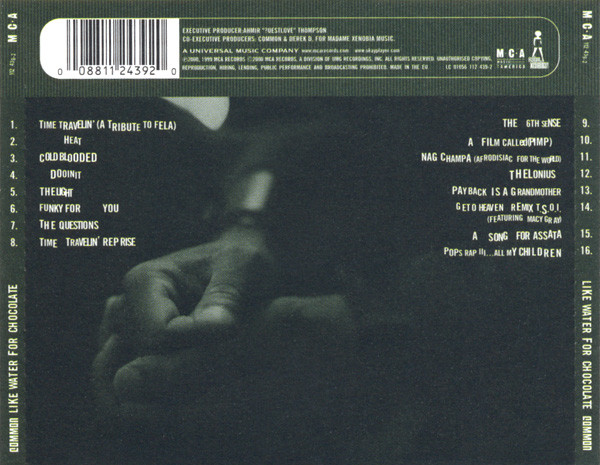 Common - Like Water For Chocolate | MCA Records (112 439-2) - 2