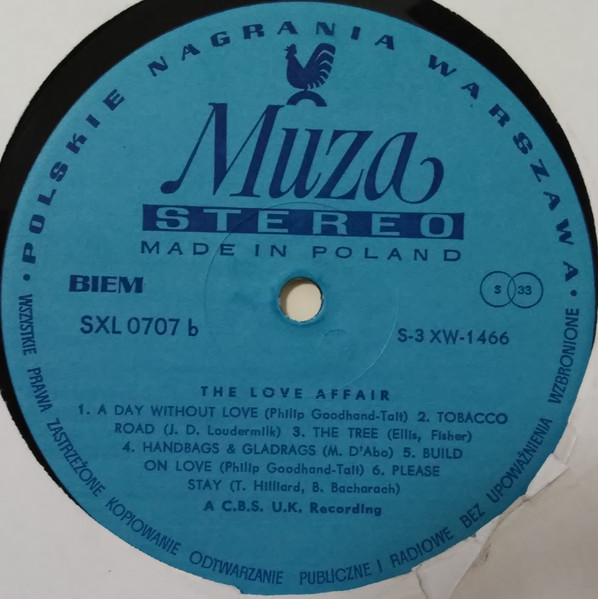 The Love Affair - The Everlasting Love Affair | Polskie Nagrania Muza (SXL 0707) - 4