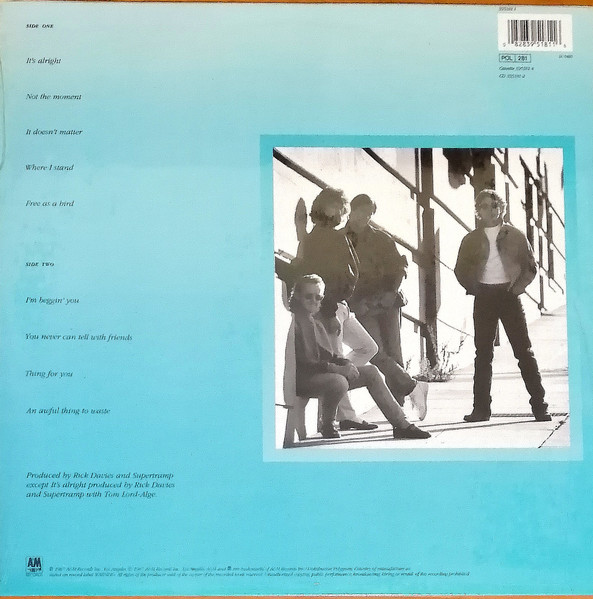 Supertramp - Free As A Bird | A&M Records (395 181-1) - 2