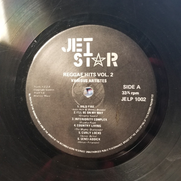 Various - Reggae Hits Vol 2 | Jet Star (JELP 1002) - 3 Various - Reggae Hits Vol 2 | Jet Star (JELP 1002) - 3
