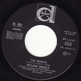 Village People - Y. M. C. A. | Durium (DE 3031) - 3