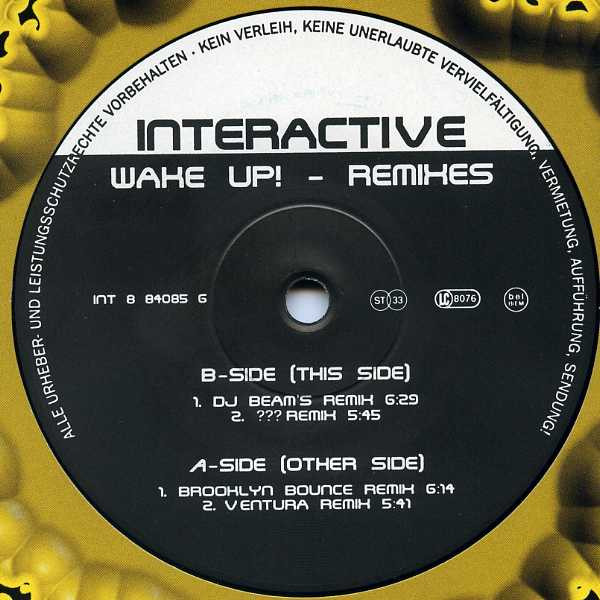 Interactive - Wake Up! (Remixes) | Blow Up (INT 8 84085 6) - main