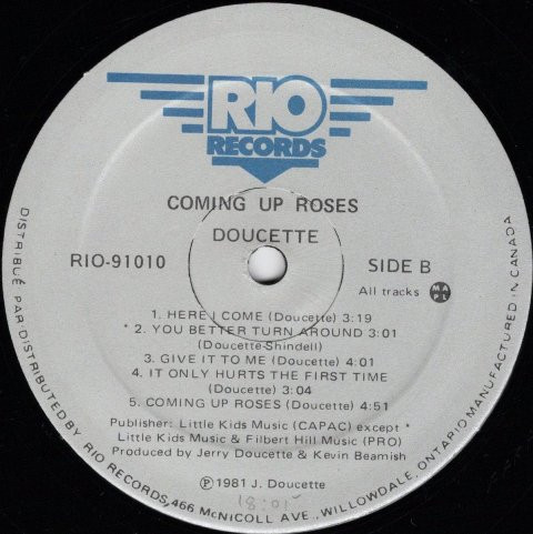 Doucette - Coming Up Roses [Vinyl] | Rio Records (RIO-91010) - 4
