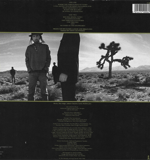 U2 - The Joshua Tree | Island Records (U26) - main U2 - The Joshua Tree | Island Records (U26) - main