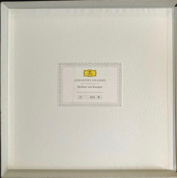 Johannes Brahms - Herbert von Karajan / Berliner Philharmoniker / Wiener Singverein / Gundula Janowitz / Eberhard Wächter / Christian Ferras - Die 4 Symphonien · Das Violinkonzert · Die Haydn-Variationen · Ein Deutsches Requiem | Deutsche Grammophon (SKL 133/139) - 2 Johannes Brahms - Herbert von Karajan / Berliner Philharmoniker / Wiener Singverein / Gundula Janowitz / Eberhard Wächter / Christian Ferras - Die 4 Symphonien · Das Violinkonzert · Die Haydn-Variationen · Ein Deutsches Requiem | Deutsche Grammophon (SKL 133/139) - 2