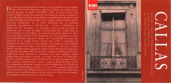 Maria Callas - La Légende | EMI Classics (7243 5 57058 2 2) - 4