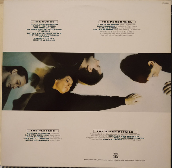 Colin Newman - It Seems | Crammed Discs (CRAM 058) - 2 Colin Newman - It Seems | Crammed Discs (CRAM 058) - 2