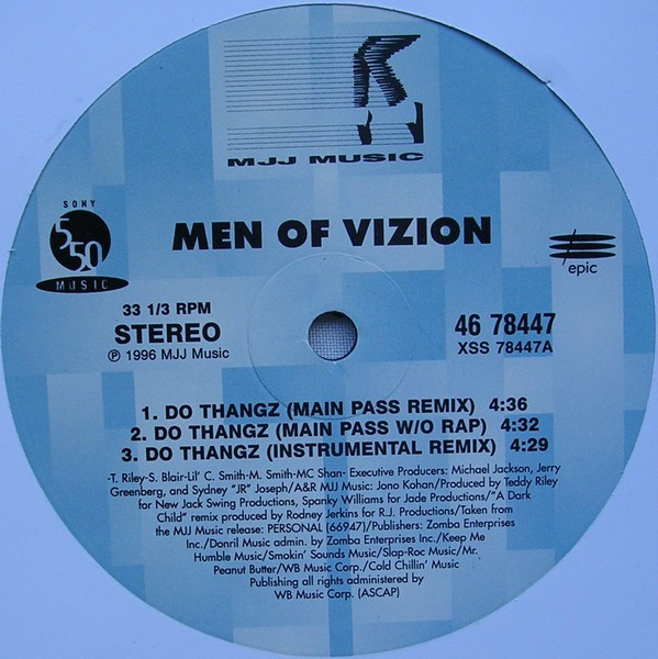 Men Of Vizion - Do Thangz | 550 Music (46 78447) - 2