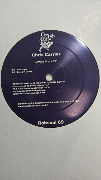 Chris Carrier - Living Here EP | Robsoul Recordings (Robsoul 69) - 2 Chris Carrier - Living Here EP | Robsoul Recordings (Robsoul 69) - 2