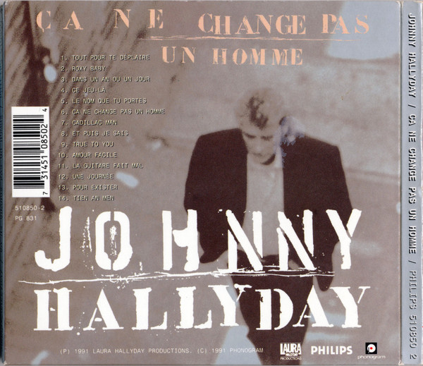 Johnny Hallyday - Ça Ne Change Pas Un Homme | Philips (510850 2) - 3