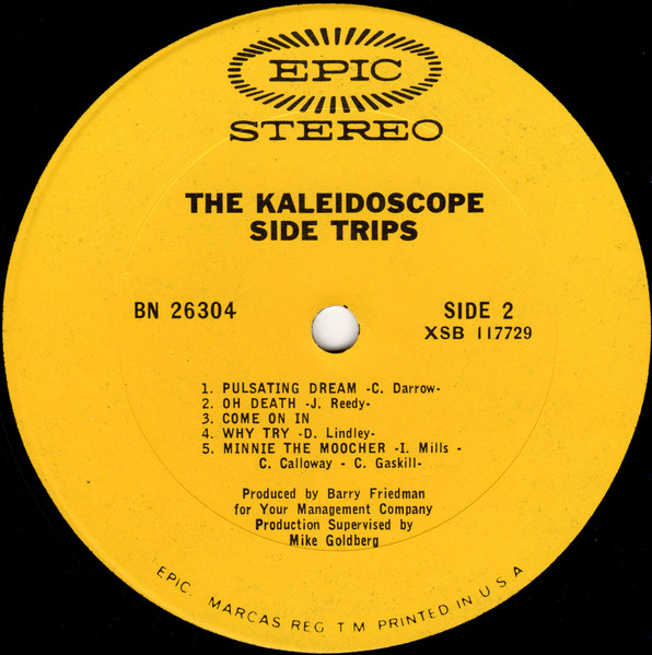 Kaleidoscope - Side Trips | Epic (BN 26304) - 4 Kaleidoscope - Side Trips | Epic (BN 26304) - 4