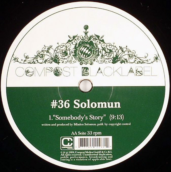 Solomun - Don't Cry | Compost Records (Compost 296-1) - 2