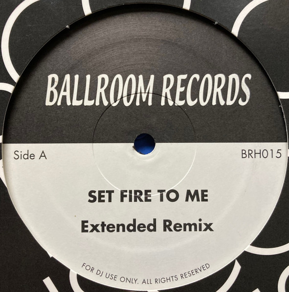 Willie Colón / Gino Soccio - Set Fire To Me / Dancer | Ballroom Records (BRH015) - 2