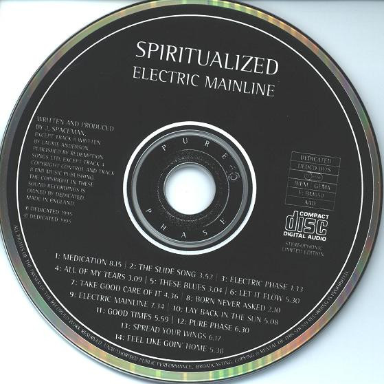Spiritualized - Pure Phase CD | Dedicated (DEDCD 017S) - 3