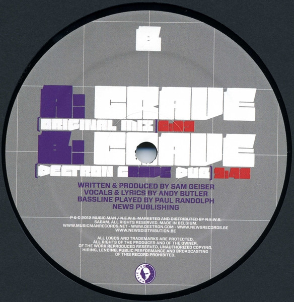 Deetron Feat. Hercules & Love Affair - Crave | Music Man Records (MM163) - 3 Deetron Feat. Hercules & Love Affair - Crave | Music Man Records (MM163) - 3