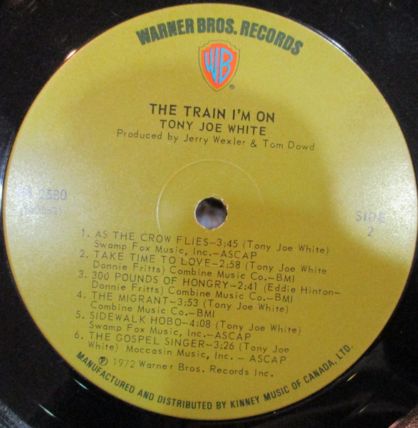 Tony Joe White - The Train I'm On | Warner Bros. Records (BS 2580) - 2 Tony Joe White - The Train I'm On | Warner Bros. Records (BS 2580) - 2