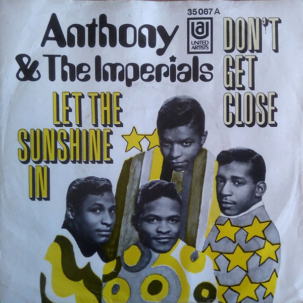 Little Anthony & The Imperials - Let The Sunshine In / Don't Get Close | United Artists Records (35 087)