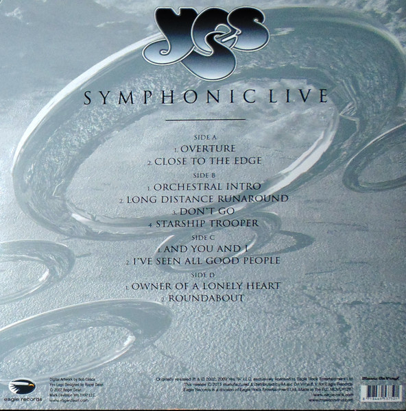Yes - Symphonic Live (2LP - MOV) [Vinyl] | Music On Vinyl (MOVLP1267) - 4