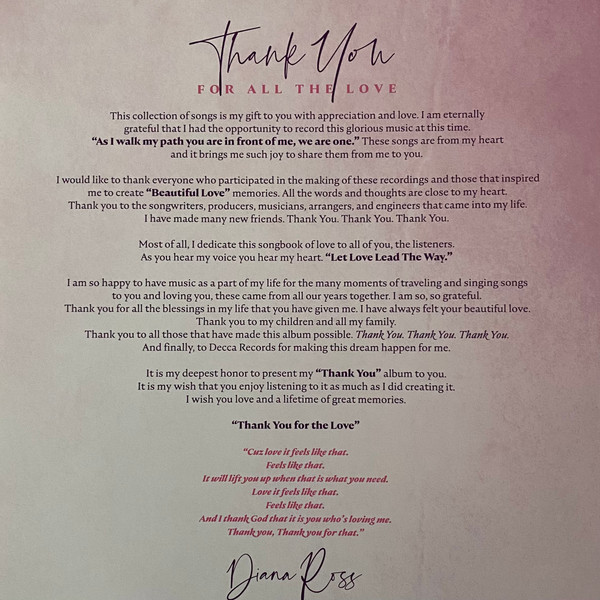 Diana Ross - Thank You | Decca (3808079) - 3 Diana Ross - Thank You | Decca (3808079) - 3