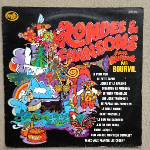Bourvil - Rondes & Chansons Pour Enfants | Music For Pleasure (2M046-13264) - main