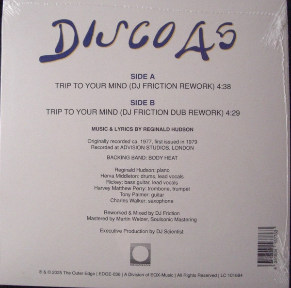 Hudson People - Trip To Your Mind (DJ Friction Reworks) | The Outer Edge (EDGE-036) - 2 Hudson People - Trip To Your Mind (DJ Friction Reworks) | The Outer Edge (EDGE-036) - 2