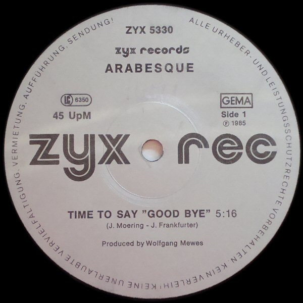 Arabesque - Time To Say "Good Bye" | ZYX Records (ZYX 5330) - 3 Arabesque - Time To Say "Good Bye" | ZYX Records (ZYX 5330) - 3