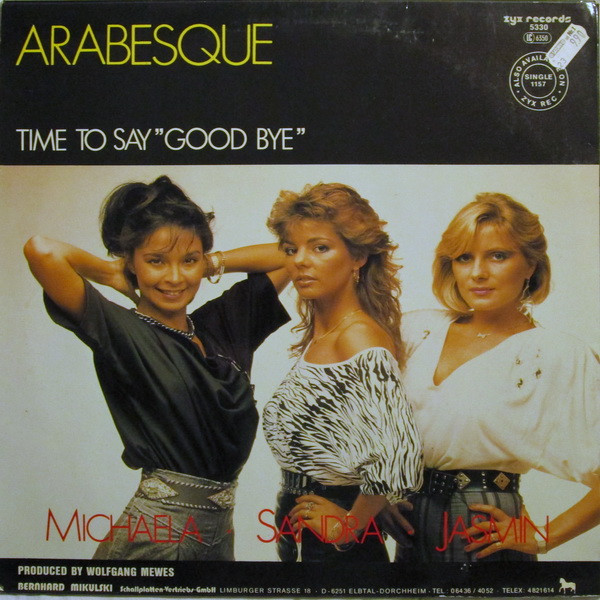 Arabesque - Time To Say "Good Bye" | ZYX Records (ZYX 5330) - 2 Arabesque - Time To Say "Good Bye" | ZYX Records (ZYX 5330) - 2