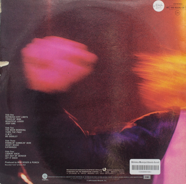 Bob Seger And The Silver Bullet Band - Live Bullet | Capitol Records (8E 166 82225/26) - 4