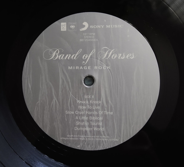Band Of Horses - Mirage Rock | Columbia (88725 45633 1) - 3 Band Of Horses - Mirage Rock | Columbia (88725 45633 1) - 3
