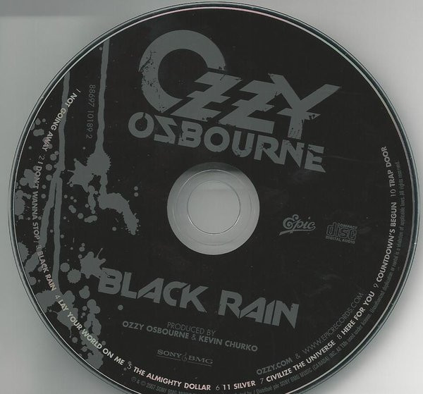 Ozzy Osbourne - Black Rain [CD] | Epic (88697 10189 2) - 3