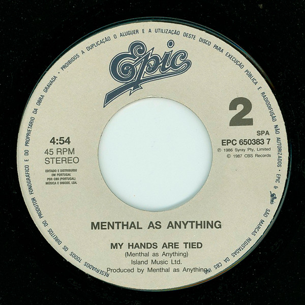Mental As Anything - Let's Go To Paradise | Epic (EPC 650383 7) - 2