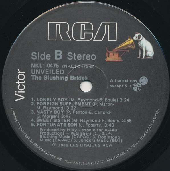The Blushing Brides - Unveiled | RCA Victor (NKL1-0475) - 3 The Blushing Brides - Unveiled | RCA Victor (NKL1-0475) - 3