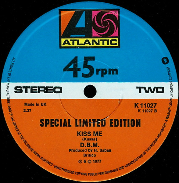 D.B.M. - Discobeatlemania | Atlantic (K 11027) - 2