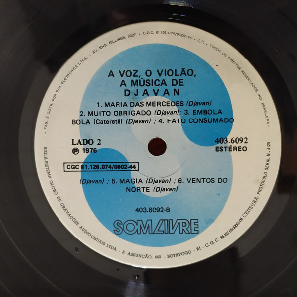 Djavan - A Voz, O Violão, A Música De Djavan | Som Livre (403.6092) - 4