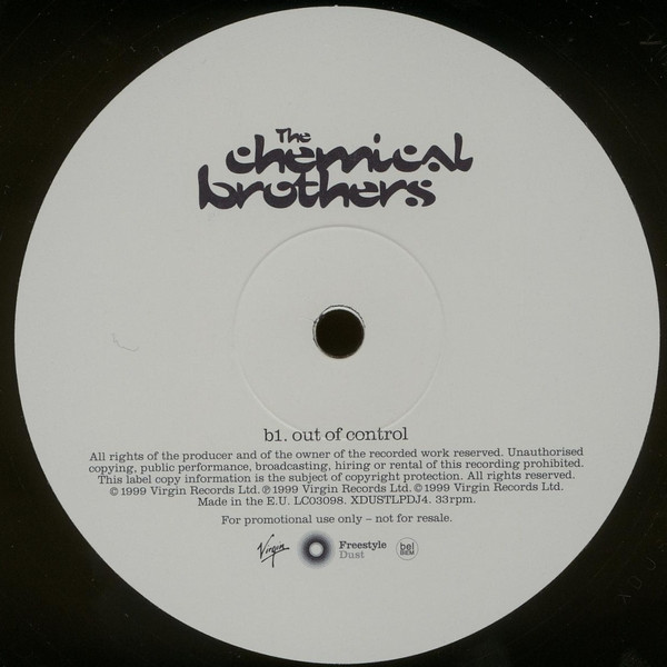 The Chemical Brothers - Surrender | Virgin (XDUSTLPDJ 4) - 4 The Chemical Brothers - Surrender | Virgin (XDUSTLPDJ 4) - 4