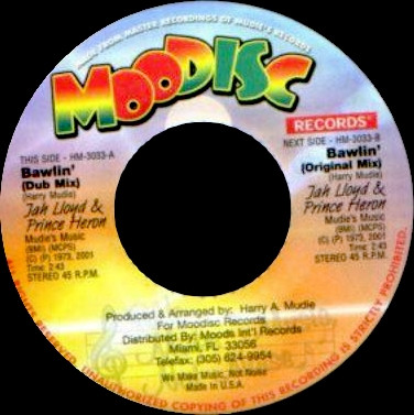 Jah Lloyd & Prince Heron - Bawlin' | Moodisc Records (HM-3033) - main