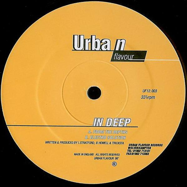 In Deep - From The Depths / Electro Solution | Urban Flavour Records (UF12.003)