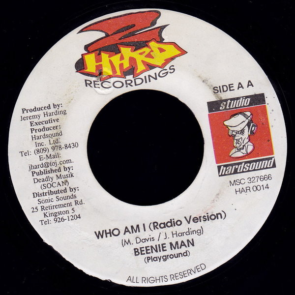 Beenie Man - Who Am I | 2 Hard Recordings (HAR 0014) - 2