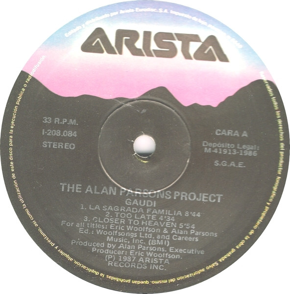 The Alan Parsons Project - Gaudi | Arista (I 208084) - 4