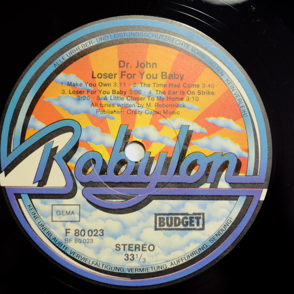Dr. John - Loser For You Baby | Babylon (F/80023) - 3