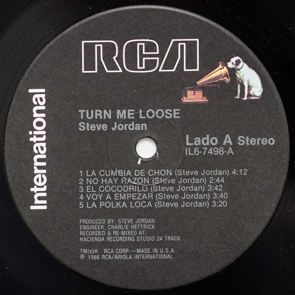 Esteban Jordan - Turn Me Loose | RCA International (IL6-7498) - 3 Esteban Jordan - Turn Me Loose | RCA International (IL6-7498) - 3