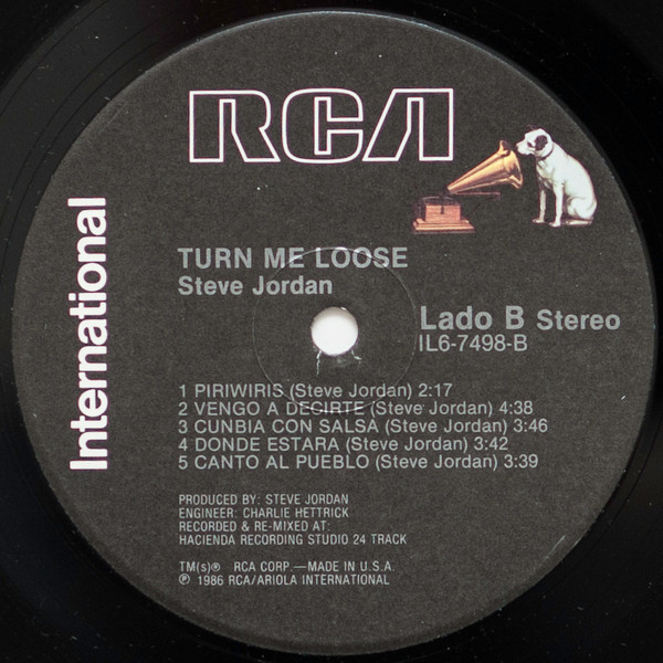 Esteban Jordan - Turn Me Loose | RCA International (IL6-7498) - 4 Esteban Jordan - Turn Me Loose | RCA International (IL6-7498) - 4
