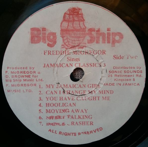 Freddie McGregor - Sings Jamaican Classics 3 | Big Ship (TECW-23180) - 4 Freddie McGregor - Sings Jamaican Classics 3 | Big Ship (TECW-23180) - 4