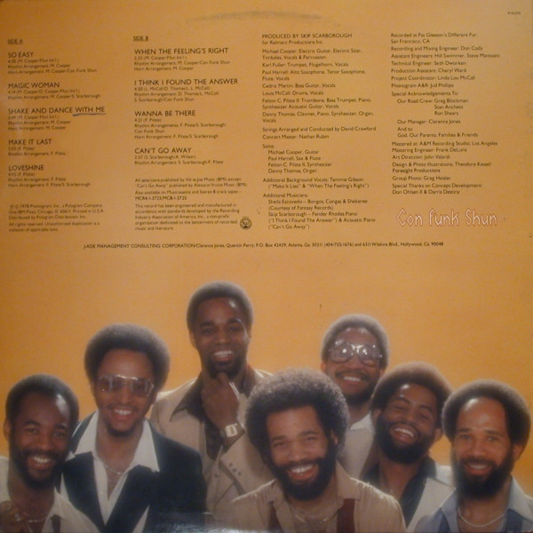 Con Funk Shun - Loveshine | Mercury (SRM-1-3725) - 2 Con Funk Shun - Loveshine | Mercury (SRM-1-3725) - 2