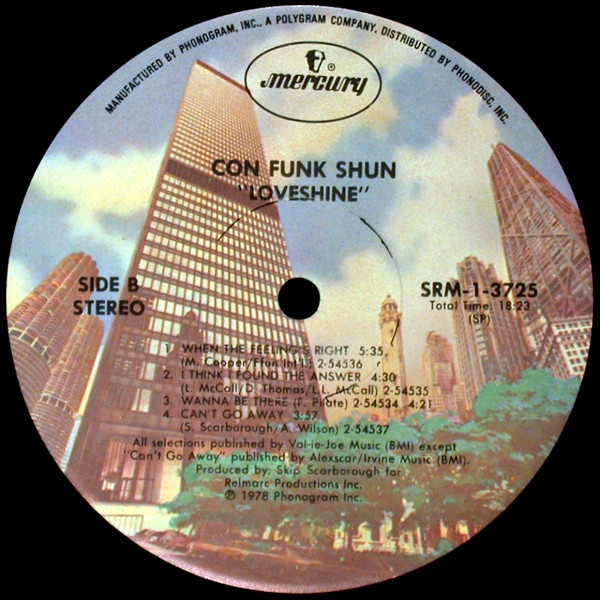Con Funk Shun - Loveshine | Mercury (SRM-1-3725) - 4 Con Funk Shun - Loveshine | Mercury (SRM-1-3725) - 4