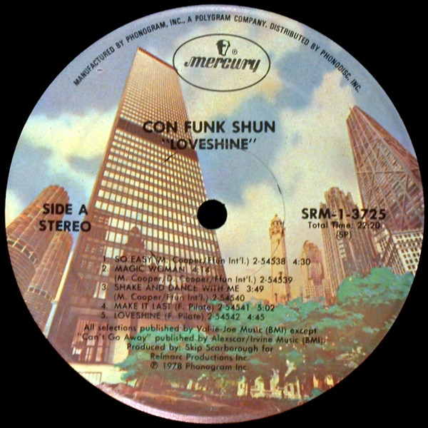Con Funk Shun - Loveshine | Mercury (SRM-1-3725) - 3 Con Funk Shun - Loveshine | Mercury (SRM-1-3725) - 3