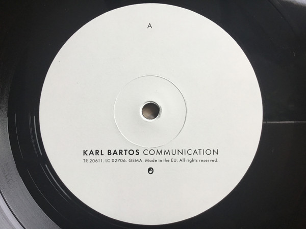 Karl Bartos - Communication | Trocadero Records (TR 20611) - 3