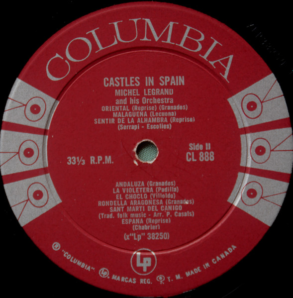 Michel Legrand Et Son Orchestre - Castles In Spain | Columbia (CL 888) - 4 Michel Legrand Et Son Orchestre - Castles In Spain | Columbia (CL 888) - 4
