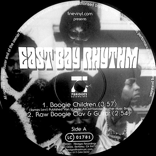 East Bay Rhythm - Boogie Children | 7 Bridges Recordings (B 746062) - main